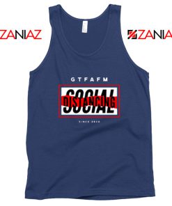 GTFAFM Coronavirus Navy Blue Tank Top