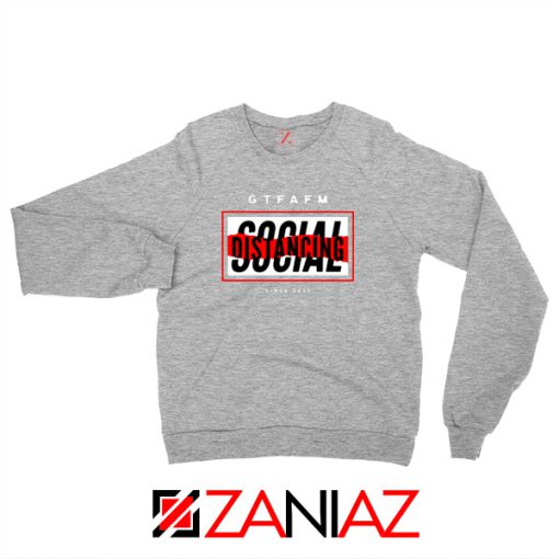 GTFAFM Coronavirus Sport Grey Sweatshirt