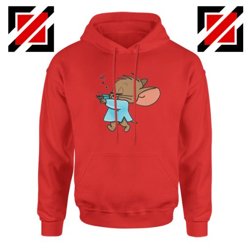 Jerry Sleepwalking Red Hoodie