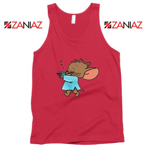 Jerry Sleepwalking Red Tank Top