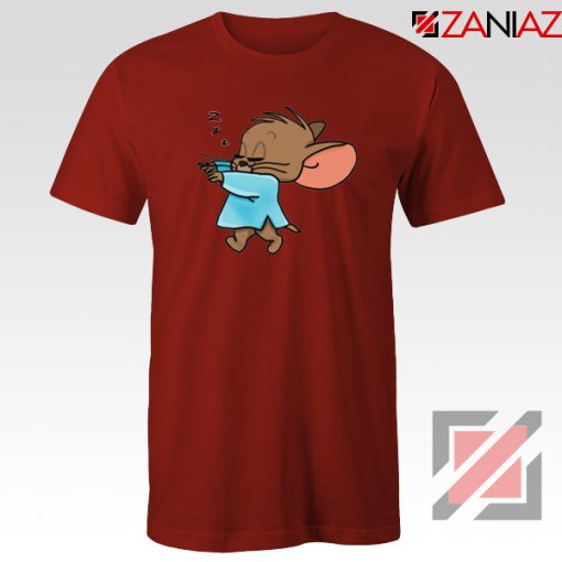 Jerry Sleepwalking Red Tshirt