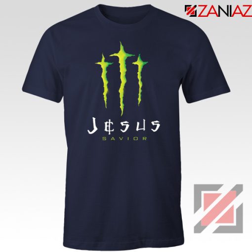 Jesus Savior Navy Blue Tshirt