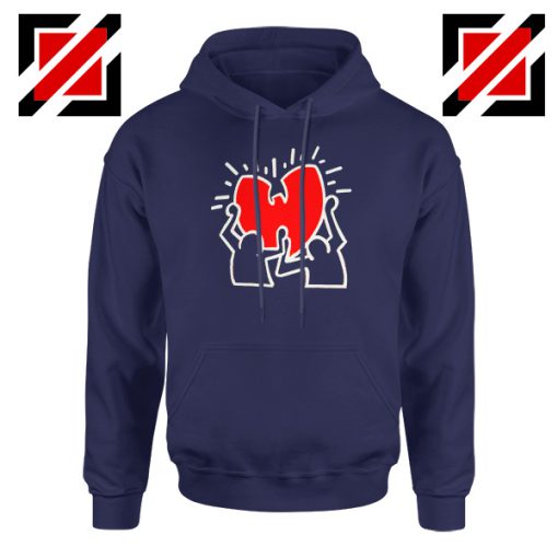 Keith Haring Rapper Navy Blue Hoodie