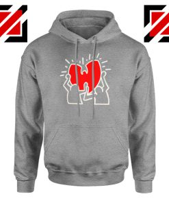 Keith Haring Rapper Sport Grey Hoodie