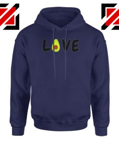 Love Avocado Navy Blue Hoodie