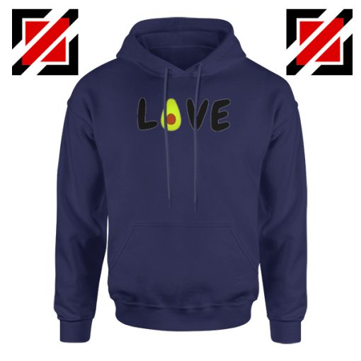 Love Avocado Navy Blue Hoodie