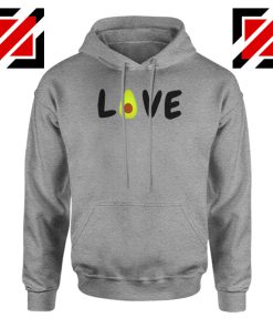 Love Avocado Sport Grey Hoodie