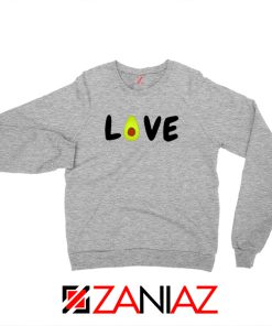 Love Avocado Sport Grey Sweatshirt