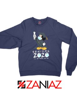 Mickey Seniors 2020 Quarantined Navy Blue Sweatshirt