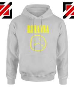 Nirvana Rihanna Sport Grey Hoodie