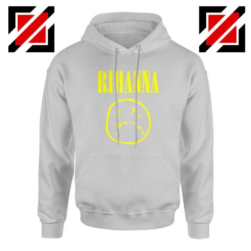 Nirvana Rihanna Sport Grey Hoodie