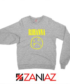 Nirvana Rihanna Sport Grey Sweatshirt