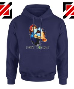 Nurse Not Today Coronavirus Navy Blue Hoodie