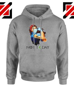 Nurse Not Today Coronavirus Sport Grey Hoodie