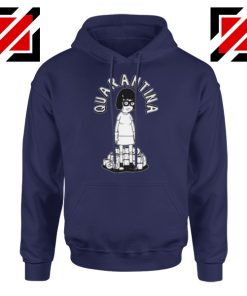 QuaranTINA Navy Blue Hoodie