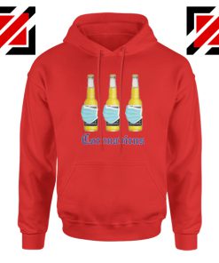 Quarantine Beer Mask Virus Red Hoodie