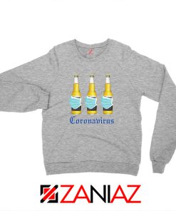 Quarantine Beer Mask Virus Sweatshirt