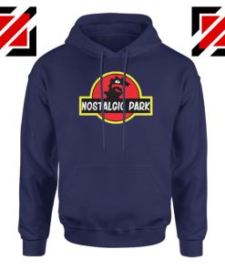 Reptar Nostalgic Park Navy Blue Hoodie