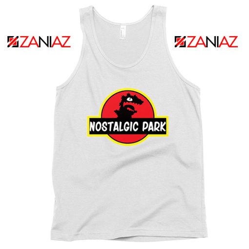 Reptar Nostalgic Park White Tank Top