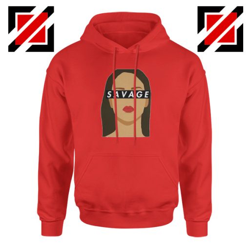 Rihanna Savage Red Hoodie