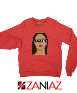 Rihanna Savage Red Sweatshirt