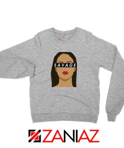 Rihanna Savage Sport Grey Sweatshirt