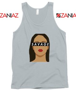 Rihanna Savage Sport Grey Tank Top