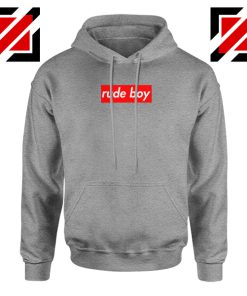 Rude Boy Rihanna Sport Grey Hoodie