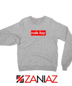 Rude Boy Rihanna Sport Grey Sweatshirt