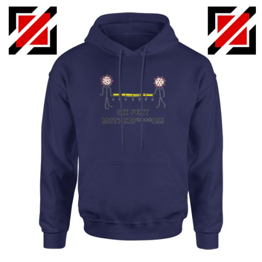 Six Feet Mother Navy Blue Hoodie