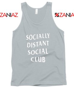 Socially Distant Social Club Sport Grey Tank Top