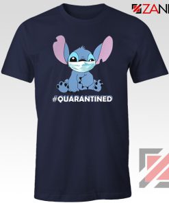 Stitch Quarantined Navy Blue Tshirt