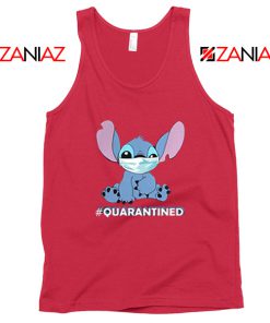 Stitch Quarantined Red Tank Top