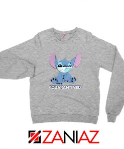 Stitch Quarantined Sport Grey Sweatshirt