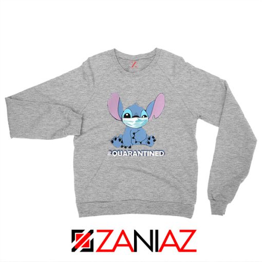 Stitch Quarantined Sport Grey Sweatshirt