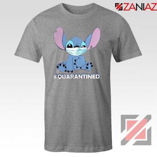 Stitch Quarantined Sport Grey Tshirt