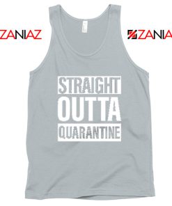 Straight Outta Quarantine Sport Grey Tank Top