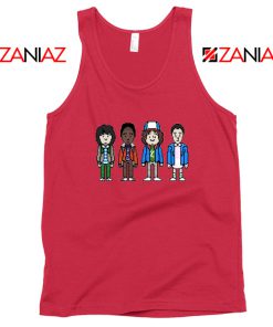 Stranger Things Characters Red Tank Top