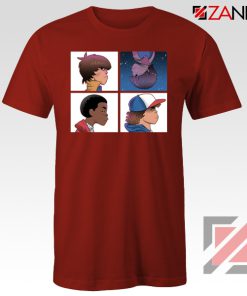 Stranger Things Characters Red Tshirt