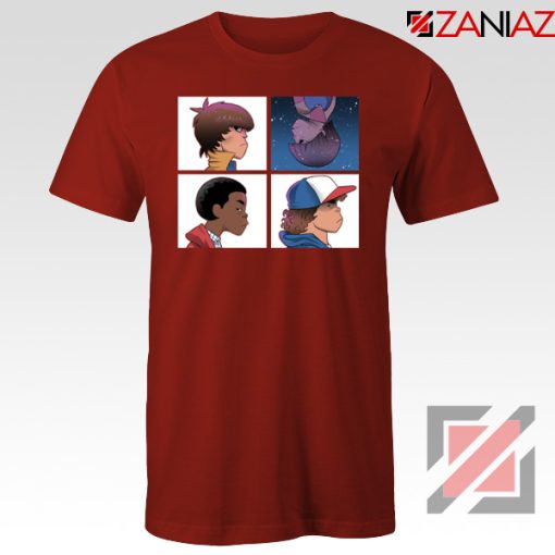 Stranger Things Characters Red Tshirt