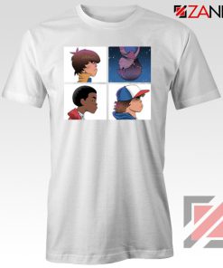 Stranger Things Characters White Tshirt