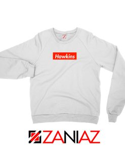 Stranger Things Hawkins White Sweatshirt