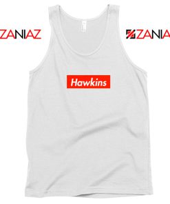 Stranger Things Hawkins White Tank Top