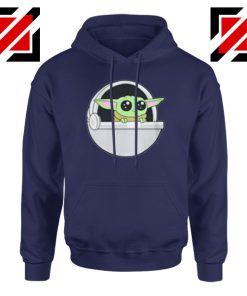 The Child Mando Navy Blue Hoodie