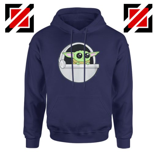 The Child Mando Navy Blue Hoodie