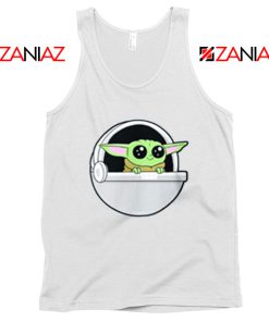 The Child Mando White Tank Top