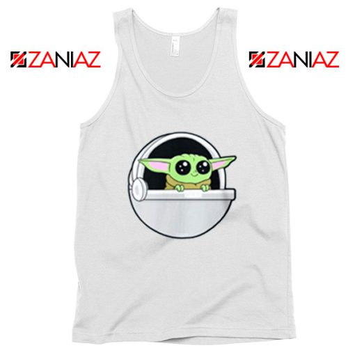 The Child Mando White Tank Top