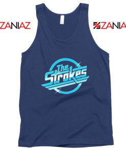 The Strokes Navy Blue Tank Top