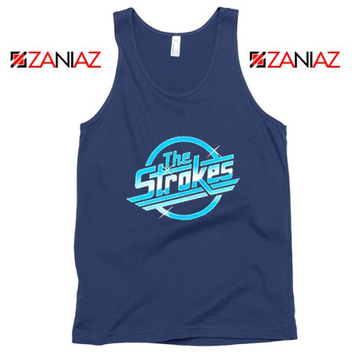 The Strokes Navy Blue Tank Top