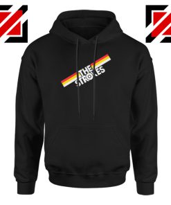 The Strokes Striped Graphic Hoodie